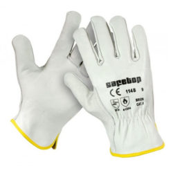 gant cuir fleur souple